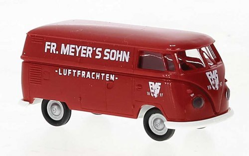 1960-1963 Volkswagen T1b Kasten Cargo Van - Assembled, HO Scale, Brekina Automodelle 32774
