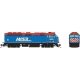 EMD F40PHM-2 - ESU LokSound V5 Sound and DCC -- Metra 213 Village of Franklin Park (blue, red, black, white), N, Rapido Trains I