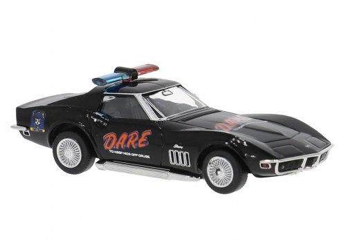 1967-1973 Chevrolet Corvette C3 Convertible - Assembled, HO Scale, Brekina Automodelle 19986