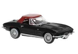 Chevrolet Corvette C2 Convertible - Assembled, HO Scale, Brekina Automodelle 18025