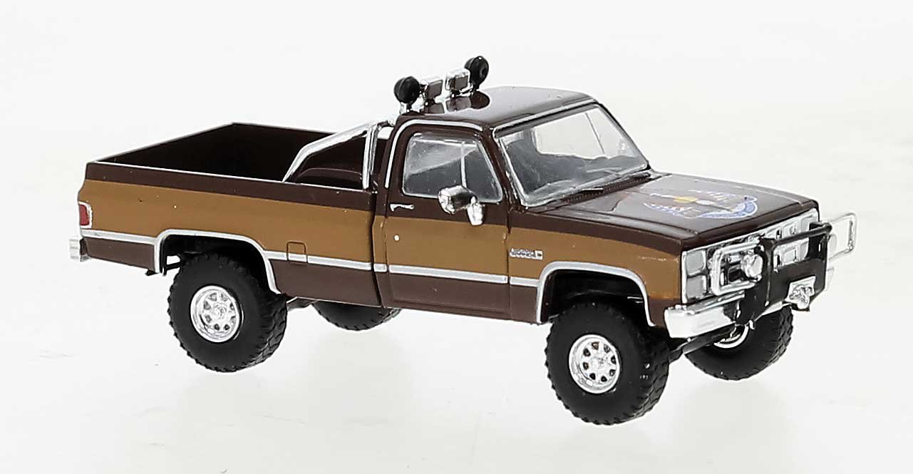 1981 GMC Sierra Grande Pickup Truck - Assembled, HO Scale, Brekina Automodelle 19653