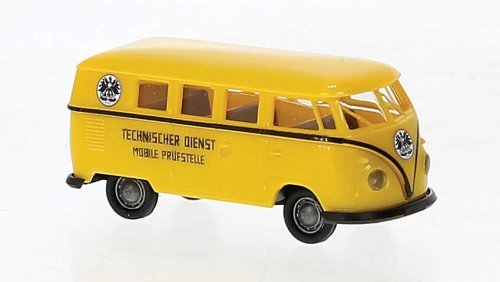 Volkswagen T1b Passenger Van - Assembled, HO Scale, Brekina Automodelle 31623