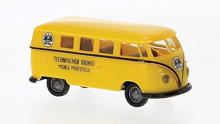 Volkswagen T1b Passenger Van - Assembled, HO Scale, Brekina Automodelle 31623