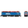 EMD F40PHM-2 - ESU LokSound V5 Sound and DCC -- Metra 202 Village of Orland Hills (blue, red, black, white), N, Rapido Trains In