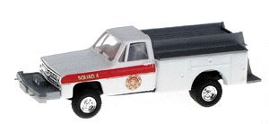 Brush (Off-Road) Fire Pumper - Emergency - Fire Vehicles, HO Scale, Trident Miniatures 901631