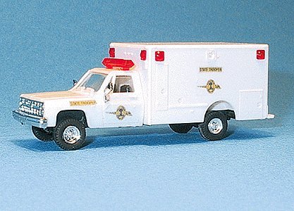Chevrolet Box Van - Emergency - Police Vehicles, HO Scale, Trident Miniatures 90235
