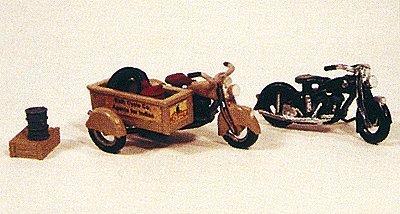 Motorcycles - Classic 1947 Model 2-Pack, HO Scale, JL Innovative Design 905