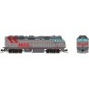 EMD F40PHM-2 - ESU LokSound V5 Sound and DCC -- Metra 211 (CB&Q Heritage, silver, red), N, Rapido Trains Inc 583508