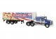 Kenworth W900 Semi Tractor w/Sleeper Cab & Reefer Trailer - Assembled, HO Scale, Brekina Automodelle 86263