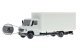 Mercedes-Benz T2 Vario Box Truck - Kit, HO Scale, Kibri 11246