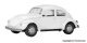 1970-1972 Volkswagen Beetle Type 11 - Kit, HO Scale, Kibri 11230