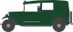 Austin Low Loader Taxi - Assembled, N Scale, Oxford Diecast NAT005