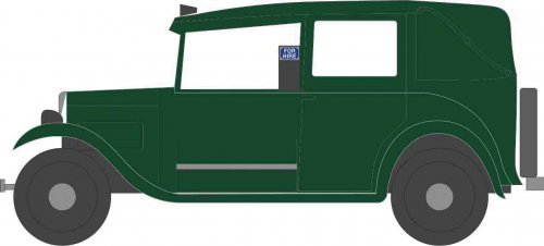 Austin Low Loader Taxi - Assembled, N Scale, Oxford Diecast NAT005