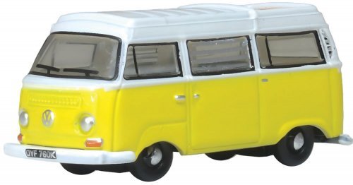 Volkswagen T2 Bay Window Camper - Assembled, N Scale, Oxford Diecast NVW016