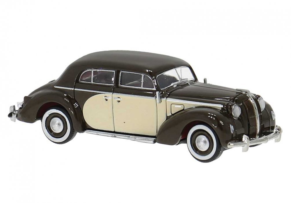 1938 Opel Admiral Sedan - Assembled, HO Scale, Brekina Automodelle 20458