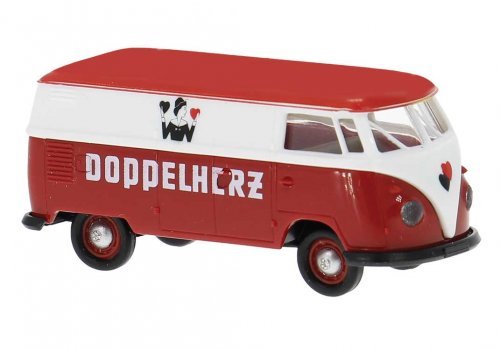1960-1963 Volkswagen T1b Kasten Cargo Van - Assembled, HO Scale, Brekina Automodelle 32307