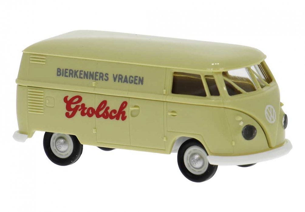 1960-1963 Volkswagen T1b Kasten Cargo Van - Assembled, HO Scale, Brekina Automodelle 32308