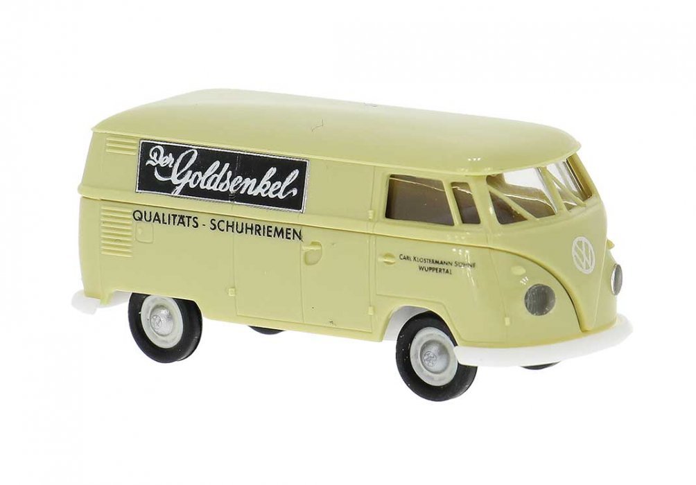 1960-1963 Volkswagen T1b Kasten Cargo Van - Assembled, HO Scale, Brekina Automodelle 32796