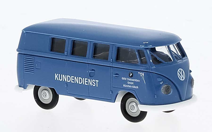 1960 Volkswagen T1b Passenger Van - Assembled, HO Scale, Brekina Automodelle 31626