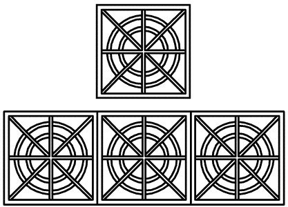 Decorative Iron Work Railing - 4 Sets, HO Scale, Grandt Line Products Inc 5294