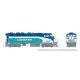 GMDD F59PH - Sound and DCC -- Coaster 3004 (Early Scheme, blue, teal, white), N, Rapido Trains Inc 519510