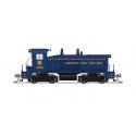 EMD SW7 - Sound and DCC - Paragon4(TM) -- Norfolk & Western 3358 (blue, yellow, Hamburger Logo), N, Broadway Limited Imports 934