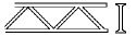 Styrene - Open Web Trusses - Warren Style 2 pkg(2), ALL Scales, Plastruct Inc 90651