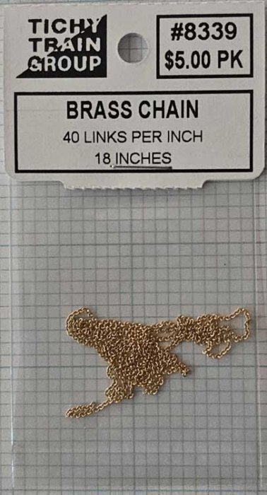 Brass Chain, ALL Scales, Tichy Train Group 8339