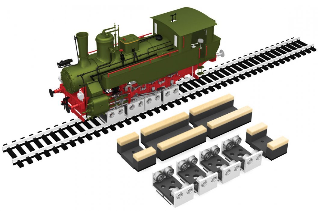 Rollers and Drive Wheel Cleaners, HO Scale, Bachmann Industries 39023