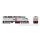 GMDD F59PH - Sound and DCC -- CalTrain 930 (silver, black, red dot), N, Rapido Trains Inc 519508