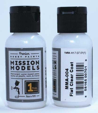 Water-Based Acrylic Paint 1oz 29.6ml, ALL Scales, Mission Models A4