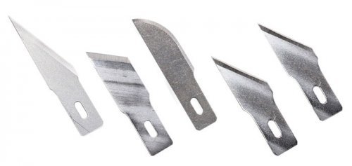 Medium & Heavy Duty Replacement Blades (Fit K2, K5 & K6 Handles), ALL Scales, Excel Hobby Blades Corp. 20004