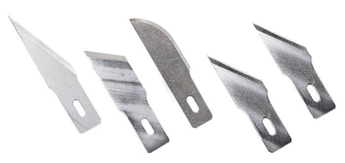 Medium & Heavy Duty Replacement Blades (Fit K2, K5 & K6 Handles), ALL Scales, Excel Hobby Blades Corp. 20004