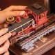 Century Train DIY Book Nook Bookends - Kit, ALL Scales, Robotime TGE01