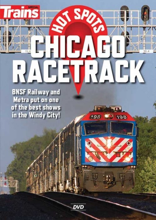 Trains Hot Spots: Chicago Racetrack DVD, ALL Scales, Firecrown 15139