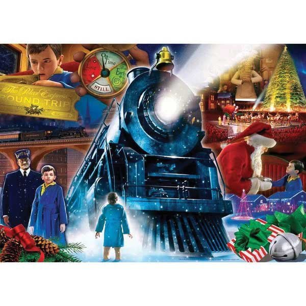 The Polar Express - Ride Glitter Jigsaw Puzzle, ALL Scales, Train Enthusiast Vendors 321684