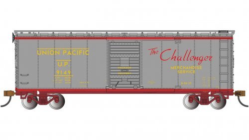 Pullman-Standard PS-1 40′ Steel Boxcar - Ready to Run - Silver Series(R), HO Scale, Bachmann Industries 16028