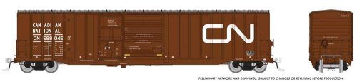 Trenton Works 6348 Boxcar - Ready to Run, HO Scale, Rapido Trains Inc 193002A
