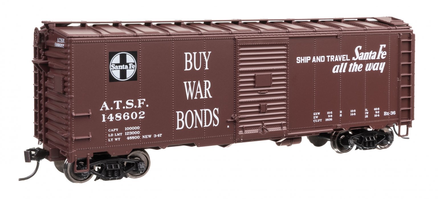 40′ AAR Modified 1937 Boxcar - Ready to Run, HO Scale, WalthersMainline 2744