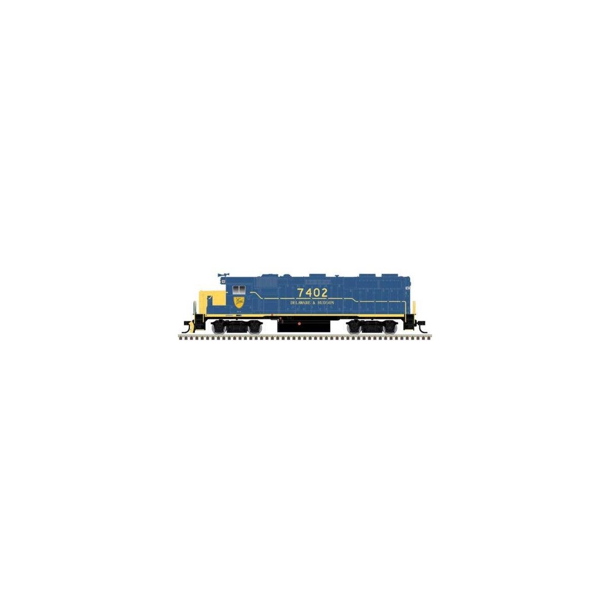 EMD GP39-2 Phase I - LokSound and DCC - Master(R) Gold -- Delaware & Hudson 7420 (blue, yellow), N, Atlas Model Railroad Co. 400