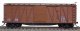 40′ Single-Sheathed Wood Boxcar w/Wood Doors & Steel Ends - Kit, HO Scale, Accurail Inc 4398