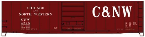 50` Steel Boxcar w/8` Superior Doors, Roofwalk, High Ladders, Brakewheel - K, HO Scale, Accurail Inc 5502
