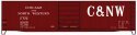 50` Steel Boxcar w/8` Superior Doors, Roofwalk, High Ladders, Brakewheel - K, HO Scale, Accurail Inc 5502