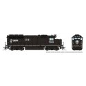 EMD GP40 - Standard DC -- Illinois Central 3101 (Mid-1990s, black, white), HO, Rapido Trains Inc 40007