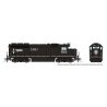 EMD GP40 - Standard DC -- Illinois Central 3101 (Mid-1990s, black, white), HO, Rapido Trains Inc 40007