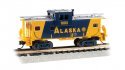 36′ Wide-Vision Caboose - Ready to Run - Silver Series(R), N Scale, Bachmann Industries 70769