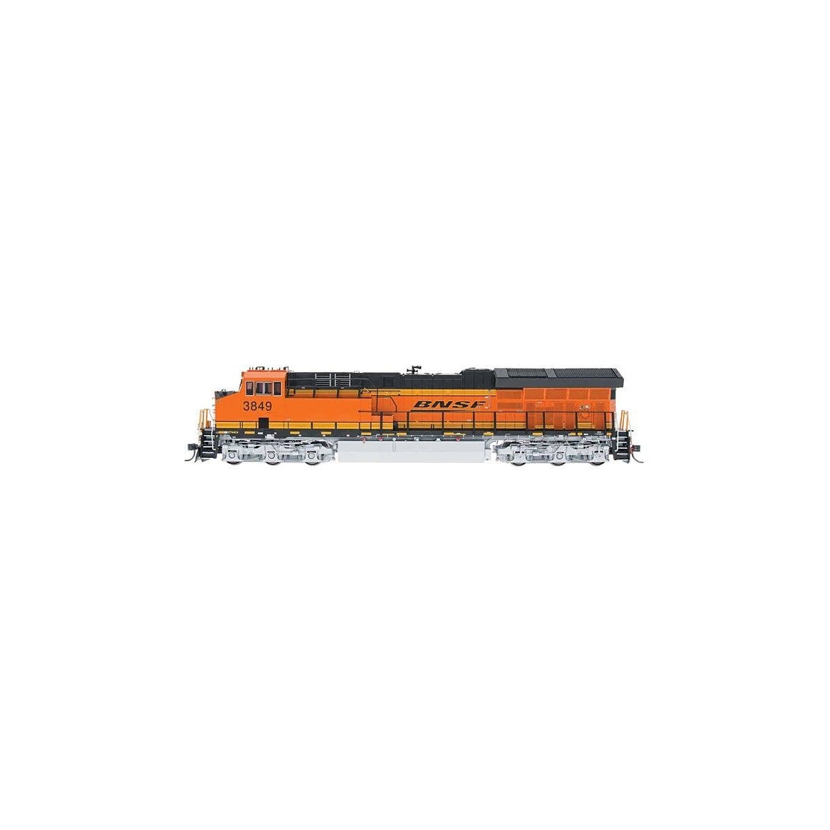 GE ET44C4 Tier 4 GEVO - LokSound & DCC -- BNSF Railway (orange, black, yellow, Wedge Logo), N, Intermountain Railway Company 697