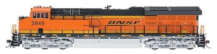 GE ET44C4 Tier 4 GEVO - LokSound & DCC -- BNSF Railway (orange, black, yellow, Wedge Logo), N, Intermountain Railway Company 697