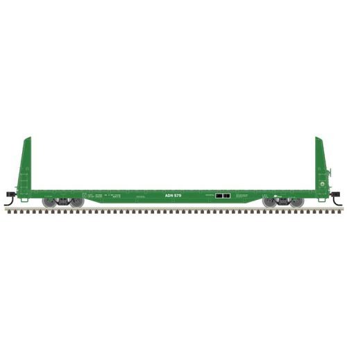 62′ Bulkhead Flatcar - Ready to Run, HO Scale, Trainman 20007947