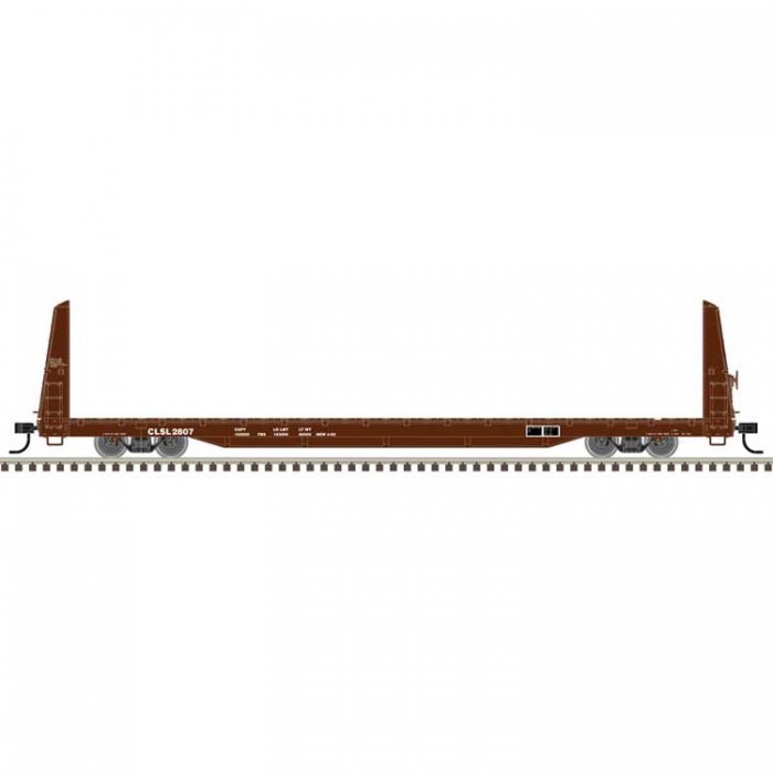 62′ Bulkhead Flatcar - Ready to Run, HO Scale, Trainman 20007950